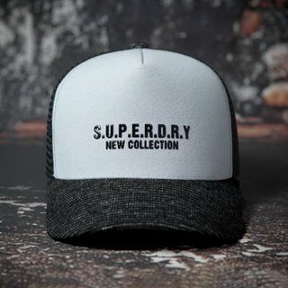 Mũ Lưỡi Trai Superdry New Xám Lưới Cap Chất Cotton giá sỉ