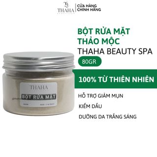 [CHÍNH HÃNG] Bột rửa mặt thảo mộc ThaHa Beauty Spa 80g, Ngăn ngừa mụn, Kiềm dầu, Làm sạch sâu, Cân bằng ẩm giá sỉ