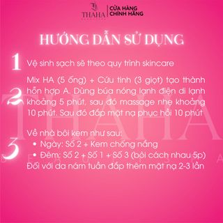 [CHÍNH HÃNG] Bộ Dưỡng Da SẮC HỒNG PHA LÊ, MH Beauty Spa, giảm Nám, mờ thâm Căng Bóng Da chuyên sâu, Bộ Dưỡng Da Cao Cấp
