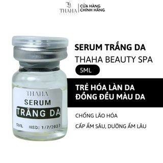 [CHÍNH HÃNG] Serum trắng da 5ml ThaHa Beauty Spa, Tinh chất làm sáng da, đồng đều màu da, phục hồi da giá sỉ