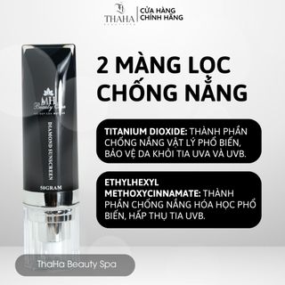 [CHÍNH HÃNG] Kem Chống Nắng Cao Cấp Chiết Xuất Từ Ngọc Trai 30gr MH Beauty Spa, Không Bết Dính, Thẩm Thấu Nhanh