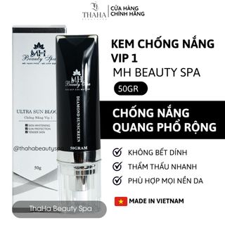 [CHÍNH HÃNG] Kem Chống Nắng Cao Cấp Chiết Xuất Từ Ngọc Trai 30gr MH Beauty Spa, Không Bết Dính, Thẩm Thấu Nhanh giá sỉ