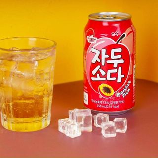 NƯỚC SODA TRÁI CÂY HQ ( LỐC 6 LON ) 350ML