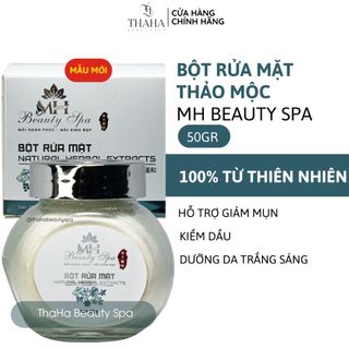 [CHÍNH HÃNG] Bột rửa mặt MH Beauty Spa 100g, Bột rửa mặt thảo dược thiên nhiên trắng da, tái tạo da, giảm nhờn dầu giá sỉ