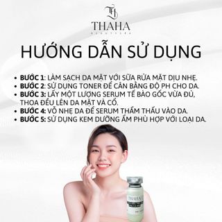 [CHÍNH HÃNG] Serum trẻ hóa DNA Cá Hồi 5ml ThaHa Beauty Spa,  Tinh chất thu nhỏ lỗ chân lông, chống lão hóa, nâng cơ mặt
