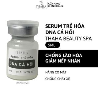 [CHÍNH HÃNG] Serum trẻ hóa DNA Cá Hồi 5ml ThaHa Beauty Spa,  Tinh chất thu nhỏ lỗ chân lông, chống lão hóa, nâng cơ mặt giá sỉ