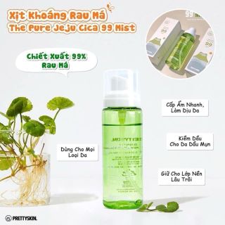 Xịt khoáng rau má