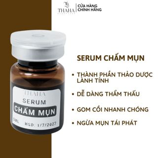 [CHÍNH HÃNG] Serum chấm mụn ThaHa Beauty Spa 5ml, Tinh chất giảm mụn giảm thâm, gom cồi mụn