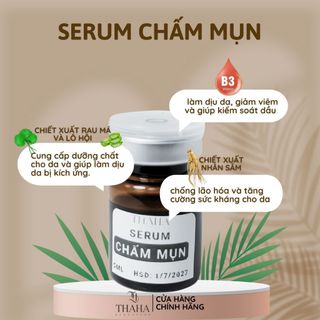 [CHÍNH HÃNG] Serum chấm mụn ThaHa Beauty Spa 5ml, Tinh chất giảm mụn giảm thâm, gom cồi mụn
