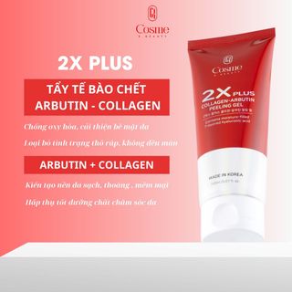 Tẩy Da Chết COSME 2X Plus Collagen Arbutin Peeling Gel 150ml Giúp Da Sạch Thoáng, Mềm Mại giá sỉ