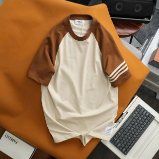 Áo thun raglan nam nữ chất cotton mềm mịn unisex