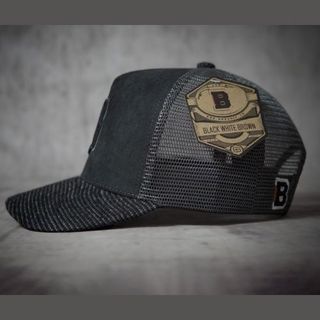 Mũ Lưỡi Trai B Hoa Five Xám Xanh Lưới Cap Chất Cotton