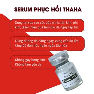 [CHÍNH HÃNG] Serum phục hồi 5ml ThaHa Beauty Spa, Tinh chất làm dịu da, cấp âm, phục hồi da