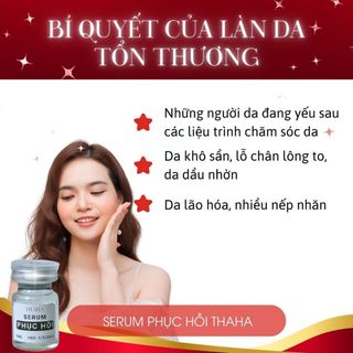 [CHÍNH HÃNG] Serum phục hồi 5ml ThaHa Beauty Spa, Tinh chất làm dịu da, cấp âm, phục hồi da
