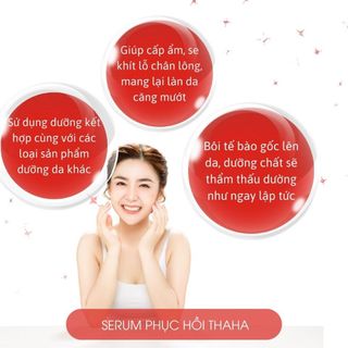 [CHÍNH HÃNG] Serum phục hồi 5ml ThaHa Beauty Spa, Tinh chất làm dịu da, cấp âm, phục hồi da