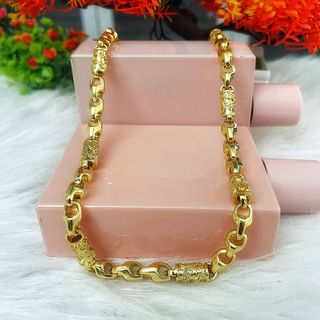 Dây chuyền nam trang sức vòng cổ ống trúc rồng mặt đại bàng sang trọng tinh tế
