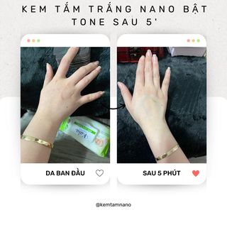 Kem Tắm Trắng Nano 5 Phút Lên Tone - Làn Da Trắng Sáng Tự Nhiên