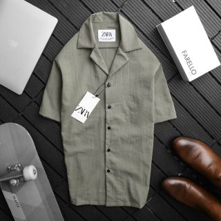 Áo sơ mi nam ngắn tay chats vải xịn, chuẩn form