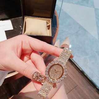 ĐỒNG HỒ NỮ CAO CẤP CHOPA FULL ĐÁ XOÀN PHA LÊ LẤP LÁNH 4
