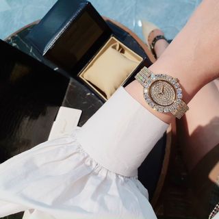 ĐỒNG HỒ NỮ CAO CẤP CHOPA FULL ĐÁ XOÀN PHA LÊ LẤP LÁNH 4