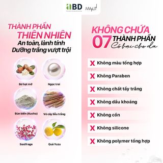 Kem dưỡng trắng da toàn thân hữu cơ Nhật Bản - Maputi Cushion Scrub - tẩy tế bào chết, làm sạch da