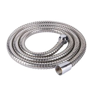 Dây cấp nước vòi sen dài 2m ống mã hóa mạ điện chống gỉ sét, chống cháy nổ, mà trắng bóng