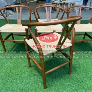 ghế wishbone khung gỗ ash sơn pu mầu đan dâu giấy se ghế gổ đan dây giá rẻ