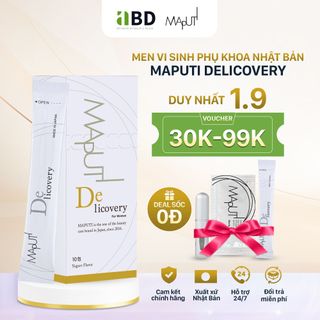 Men Vi Sinh Phụ Khoa Maputi Delicovery Nhật Bản Giảm Khí Hư, Mùi Hôi, Viêm Nhiễm Vùng Kín