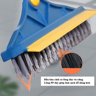 Chổi Chà Sàn Và Gạt Nước Nhà Tắm Nhà Vệ Sinh Đa Năng - Chổi Quét Dọn, Chà Toilet, WC, Sân CTB805 - BECHIP