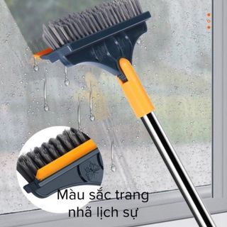 Chổi Chà Sàn Và Gạt Nước Nhà Tắm Nhà Vệ Sinh Đa Năng - Chổi Quét Dọn, Chà Toilet, WC, Sân CTB805 - BECHIP