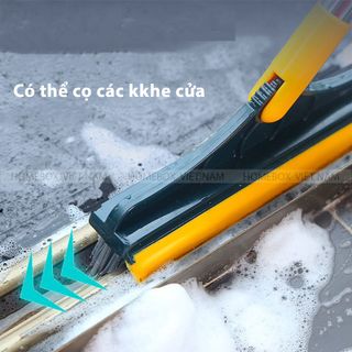 Chổi Chà Sàn Và Gạt Nước Nhà Tắm Nhà Vệ Sinh Đa Năng - Chổi Quét Dọn, Chà Toilet, WC, Sân CTB805 - BECHIP