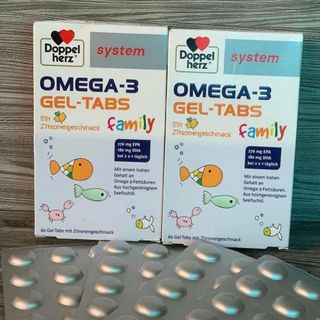 Viên nhai Doppelherz System Omega 3 Family 60 viên giá sỉ