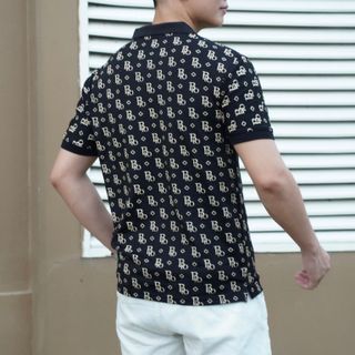 áo đen cá sấu in chữ bo toàn thân - giá sỉ cạnh tranh