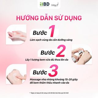 Kem Giảm Thâm Vùng Kín Maputi White Cream Niacinamide 2% Giảm Thâm Nách, Thâm Ngực, Thâm Mông 100ml