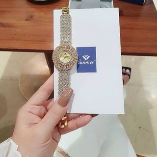 ĐỒNG HỒ NỮ CHÍNH HÃNG FUNMEI F2030 FULL ĐÁ PHA LÊ ĐI KÈM TEM KÍCH HOẠT ĐIỆN TỬ BẢO HÀNH CHÍNH HÃNG 1