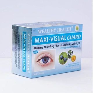 Viên uống bổ mắt Maxi-Visual Guard Bilberry 10000 Plus Wealthy Health
