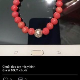 Vòng tay mixx mặt chuỗi nhiều màu