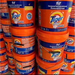 Bột giặt Tiger xô 9kg, Mua 1 Tặng 1