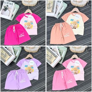 BỘ COTTON TÀU BÉ GÁI giá sỉ