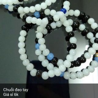 Vòng tay đá trắng mixx đẹp