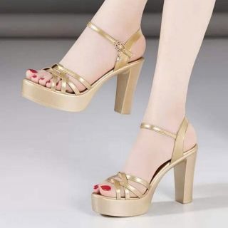 GIÀY SANDAL CAO GÓT NÚT THẮT 10P