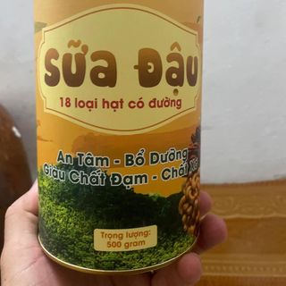 SỮA ĐẬU HẠT - BỘT NGŨ CỐC DINH DƯỠNG ĐẬU VIỆT LOẠI CAO CẤP NHÃN VÀNG HỘP 500G giá sỉ