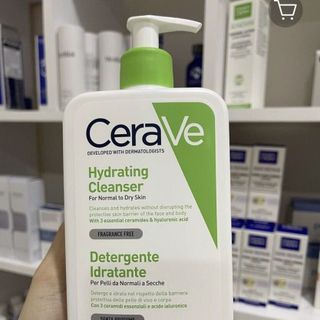 Sữa Rửa Mặt CeraVe Hydrating Cleanser 473ml (Cho da thường , da khô , da nhạy cảm)