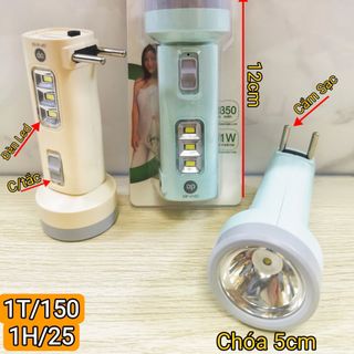 ĐÈN PIN SẠC 2 CHẾ ĐỘ SÁNG DP 9162 giá sỉ