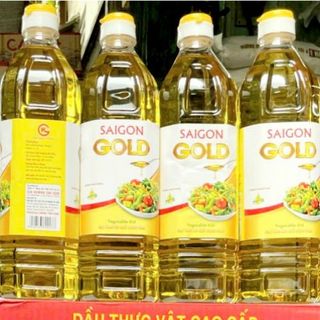 Dầu ăn SAIGON GOLD chai 1 lít Thùng 12 chai