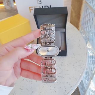 ĐỒNG HỒ NỮ CAO CẤP FENZI DÂY THÉP LOGO MẶT BẦU VIỀN ĐÁ XẢ KHO 10