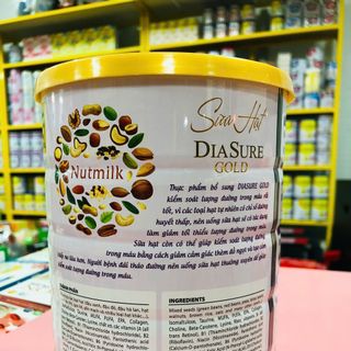 Sữa Hạt Nutmilk Dia Sure Gold 900g Dành Cho Người Tiểu Đường