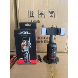 Giá Đỡ Điện Thoại Gimbal Q02 - AI Thông Minh Tự Theo Dõi Khuôn Mặt