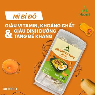 Mì Bí đỏ, Mì rau củ sạch, Mì ăn kiêng, Mì Healthy 180g giá sỉ