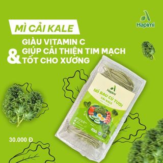 Mì Cải Kale, Mì rau củ sạch, Mì ăn kiêng, Mì Healthy 180g giá sỉ